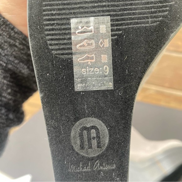 Michael Antonio Light Gray Neutral Knee High Boot - 9 - Picture 6 of 7